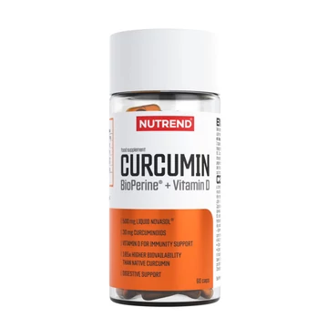 NUTREND CURCUMIN + BIOPERINE + VITAMIN D 60 caps