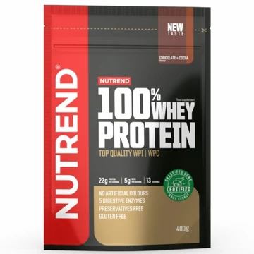 NUTREND 100% Whey Protein 400g Chocolate+Cocoa