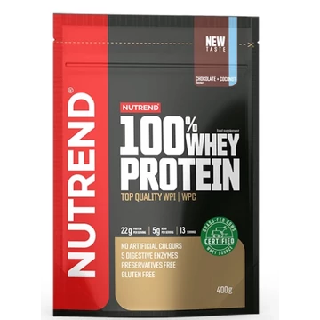 NUTREND 100% Whey Protein 400g White Chocolate+Coconut