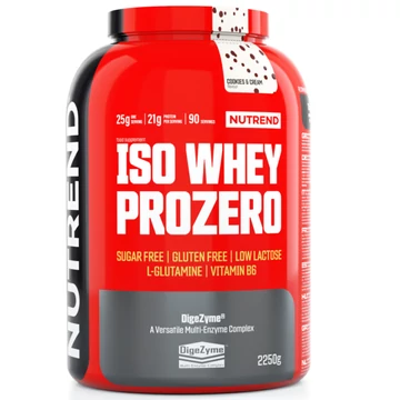 NUTREND Iso Whey Prozero 2250g Cookies & Cream