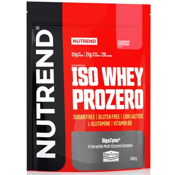 NUTREND Iso Whey Prozero 500g Strawberry Cheesecake