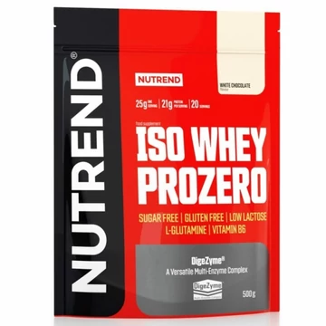 NUTREND Iso Whey Prozero 500g White Chocolate NUTREND Iso Whey Prozero 500g White Chocolate