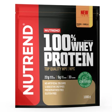 NUTREND 100% Whey Protein 1000g Mango+Vanilla