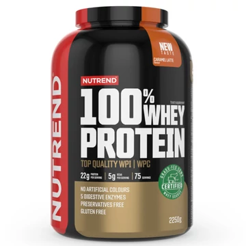 NUTREND 100% Whey Protein 2250g Caramel Latte