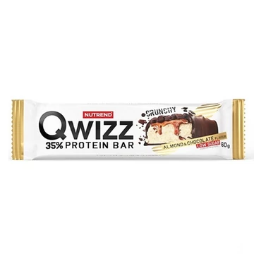 NUTREND QWIZZ Protein Bar 60g Almond+Chocolate NUTREND QWIZZ Protein Bar 60g Almond+Chocolate