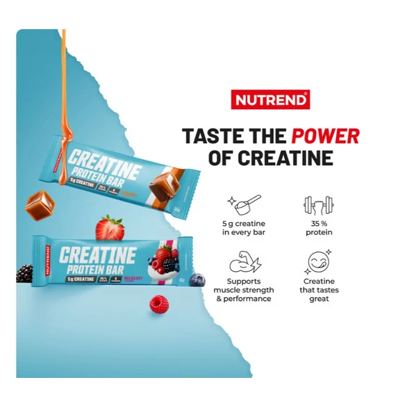 NUTREND Creatine Protein bar 55g Caramel
