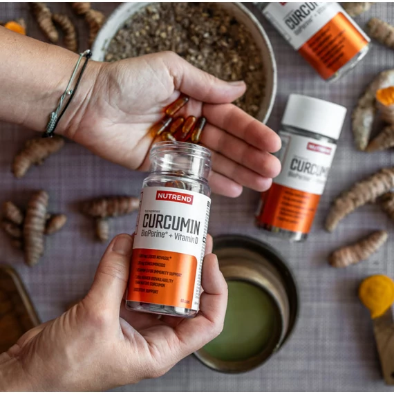 NUTREND CURCUMIN + BIOPERINE + VITAMIN D 60 caps