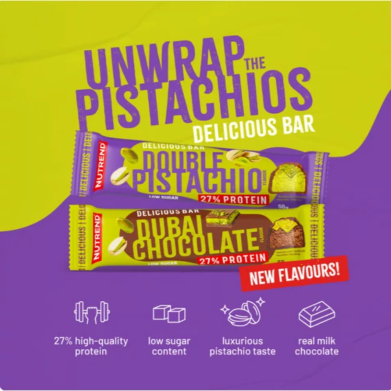 NUTREND DELICIOUS BAR, 50 g, Dubai chocolate