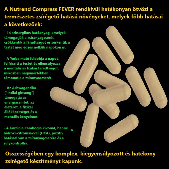 NUTREND COMPRESS FEVER 120 DB KAPSZ.