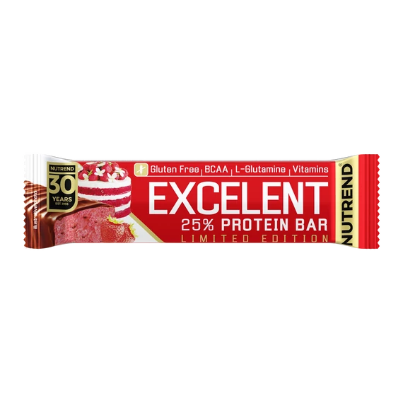 NUTREND Excelent p. bar 85g Strawberry Cake