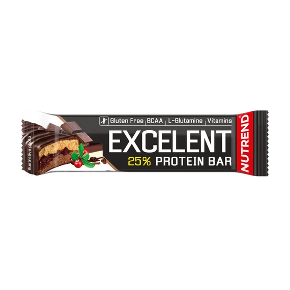 NUTREND Excelent Dubl 85g Chocolate+Nougat+Cranberry