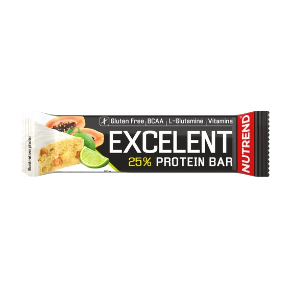 NUTREND Excelent p. bar 85g Lime+Papaya