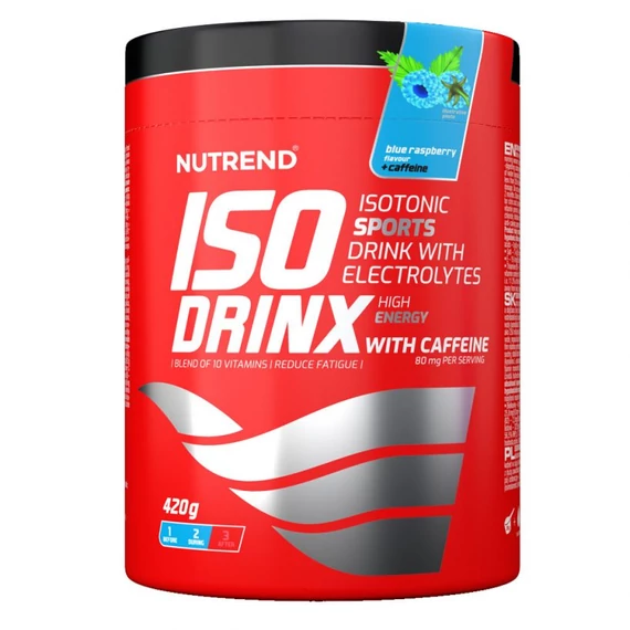 NUTREND Isodrinx with Caffeine 420g Blue Raspberry