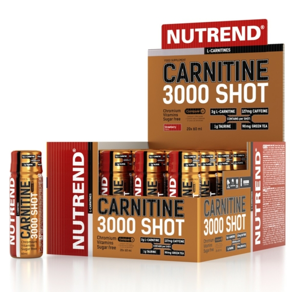 NUTREND Carnitine 3000 Shot Strawberry 60ml