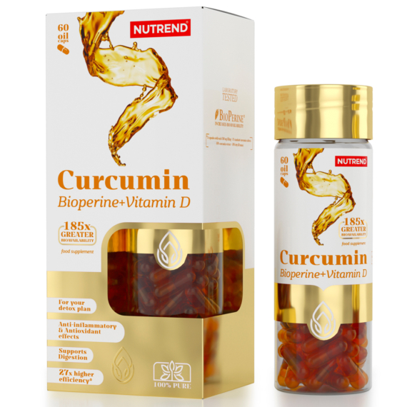 NUTREND CURCUMIN + BIOPERINE + VITAMIN D 60 caps
