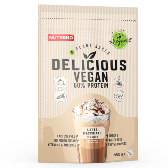 NUTREND Delicious Vegan Protein 450g Latte Macchiato