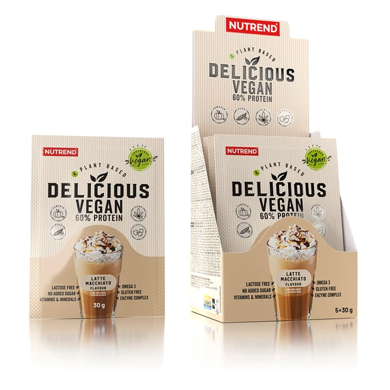 NUTREND Delicious Vegan Protein 30g Latte Macchiato