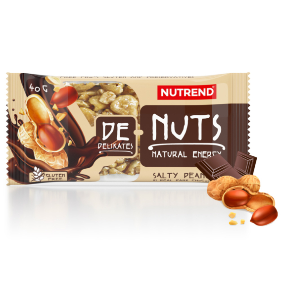 NUTREND DeNuts 40g Salted Peanuts in Dark Chocolate