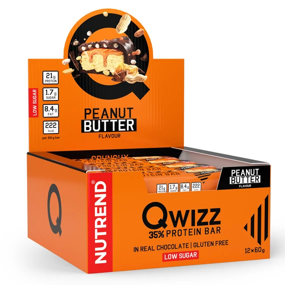 NUTREND QWIZZ Protein Bar 60g Peanut Butter