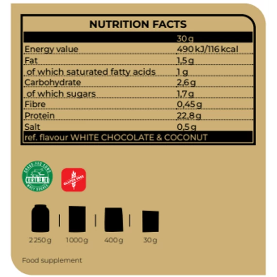 NUTREND 100% Whey Protein 30g Banana+Strawberry