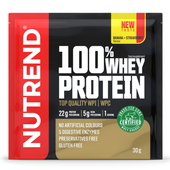 NUTREND 100% Whey Protein 30g Banana+Strawberry