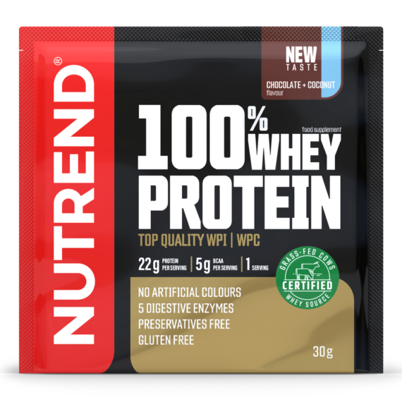 NUTREND 100% Whey Protein 30g Chocolate+Coconut