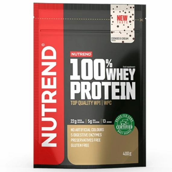 NUTREND 100% Whey Protein 400g Cookies & Cream
