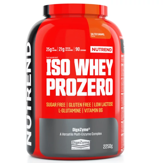 NUTREND Iso Whey Prozero 2250g Salted Caramel