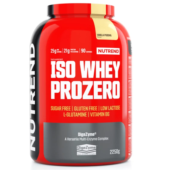 NUTREND Iso Whey Prozero 2250g Vanilla Pudding
