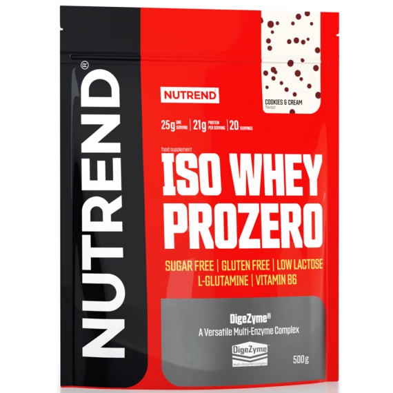 NUTREND Iso Whey Prozero 500g Cookies & Cream