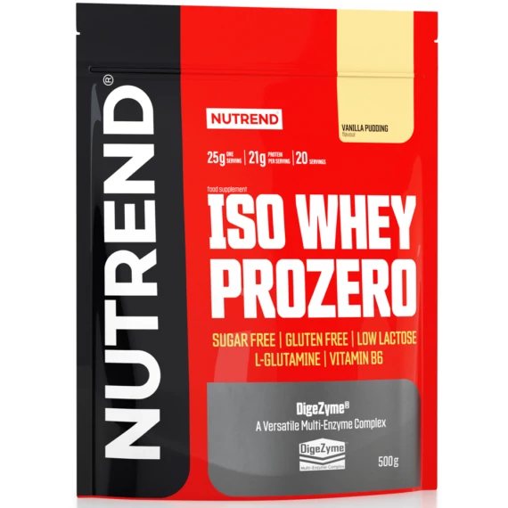 NUTREND Iso Whey Prozero 500g Vanilla Pudding