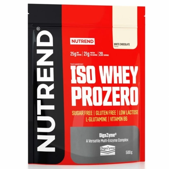 NUTREND Iso Whey Prozero 500g White Chocolate