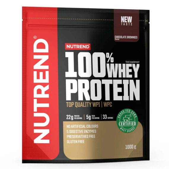 NUTREND 100% Whey Protein 1000g Chocolate Brownies