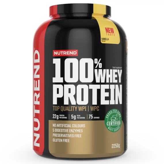 NUTREND 100% Whey Protein 2250g Vanilla